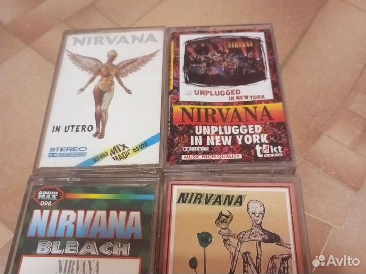 Аудиокассеты Nirvana 5шт