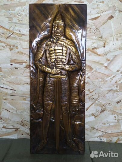 Картины чеканка ручная работа Александр Невский