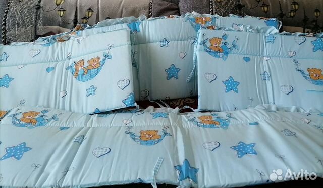 Бортики в детскую кроватку бу