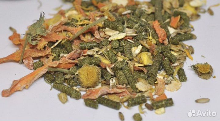 Корм жар птица для морских свинок, мюсли