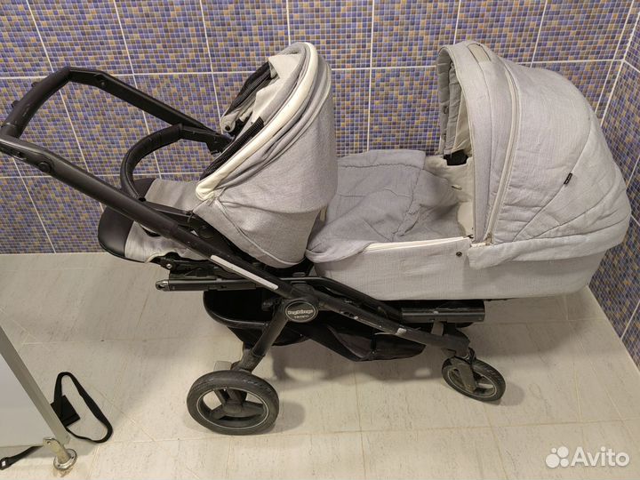 Коляска двойная для погодок, peg perego