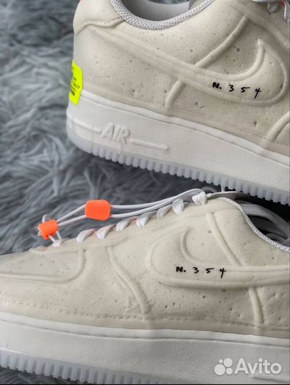 Кроссовки Nike Air Force Experimental бежевые