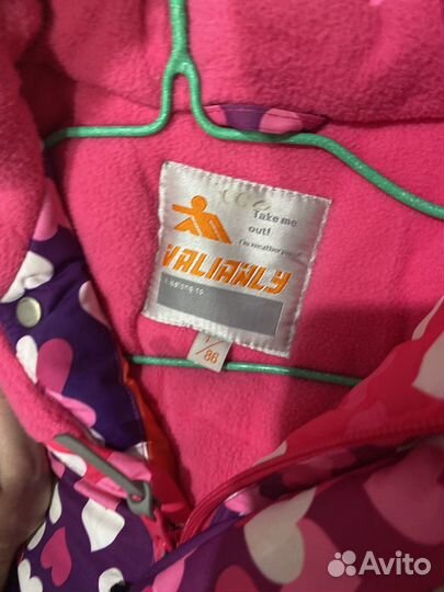 Зимний комбинезон для девочки 86