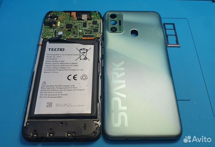 Запчасти A41/A50/Spark 7/Note 8pro