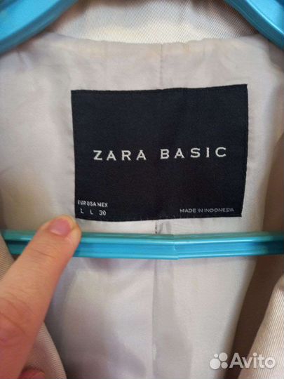 Zara тренч плащ