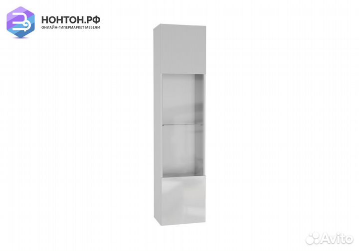 Шкаф навесной Point тип-42 белый глянец / белый ма