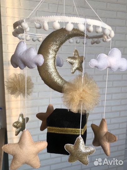 Мобиль на кроватку ручной работы