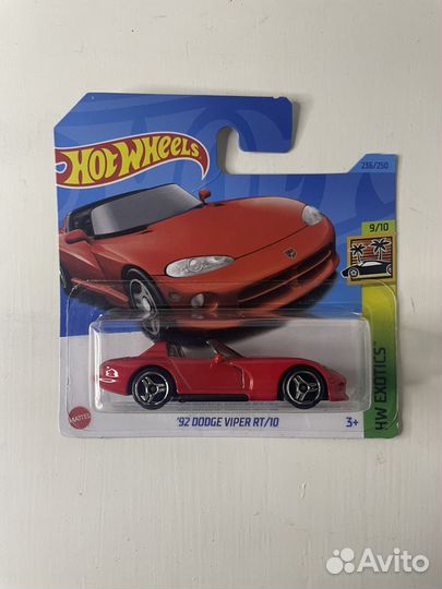 Hot wheels '92 dodge viper rt/10