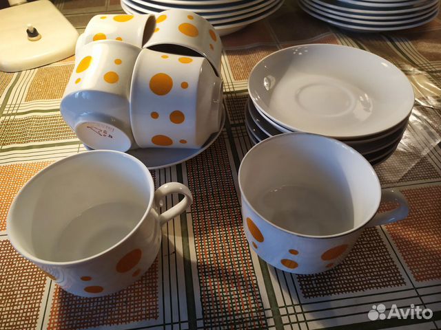 Фарфор СССР Чашки Блюдца сервизы
