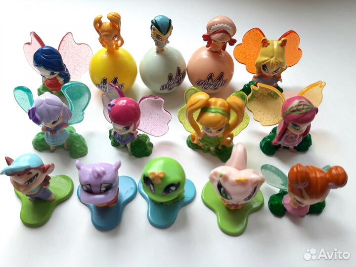 Поп Пикси фигурки киндер сюрприз (винкс)