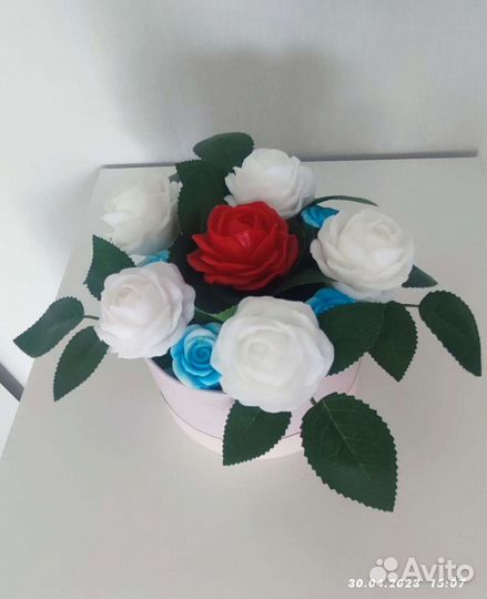 Букет из мыла.Мыловарение.Букеты.Цветы