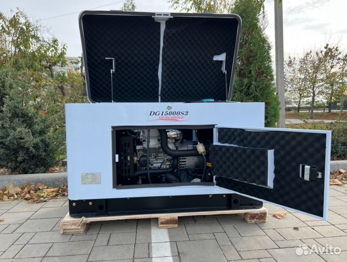 Генератор дизельный 13,5 kW g-power трехфазный DG1