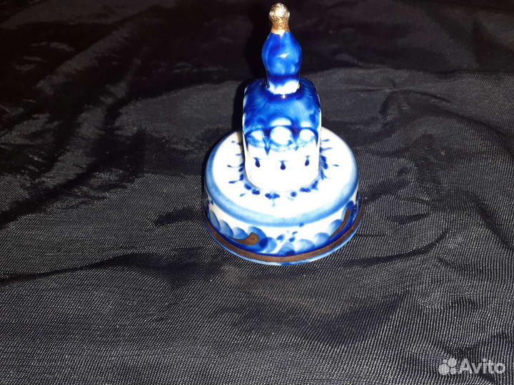 Статуэтка фарфор Гжель собор, храм СССР