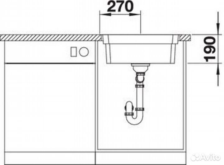 Кухонная мойка Blanco 521748 etagon 500-IF/A нержа