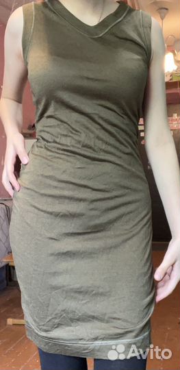 Платье зеленое