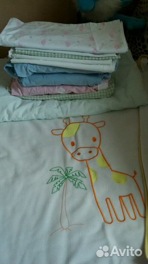 Постельное белье, подушка, одеяло детские