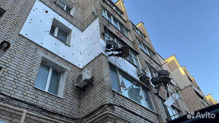 Утепление жилых домов