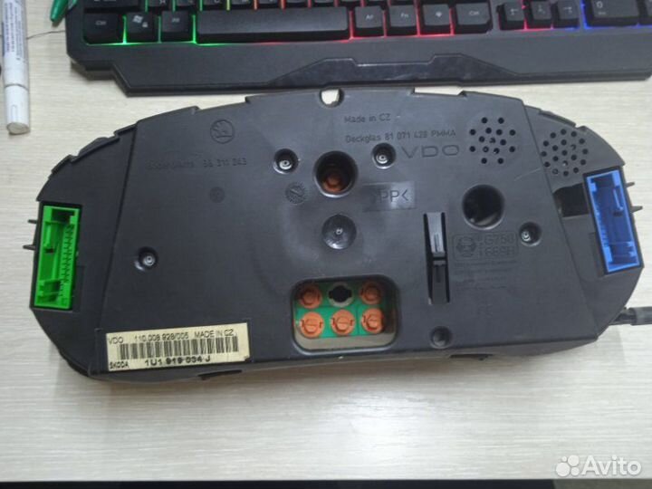 Панель приборов Skoda Octavia