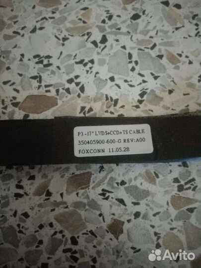 Шлейф матрицы Dell Precision M6600 (tach screen)