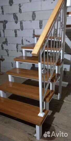 Лестница металлическая на 2 этаж