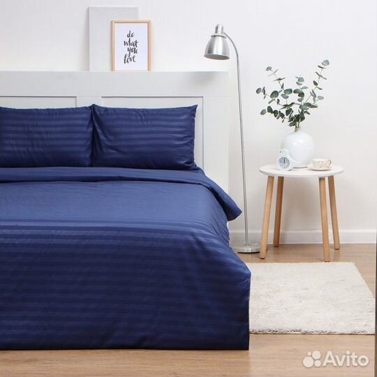 Постельное бельё Экономь и Я 2 сп Blue line, 175х2