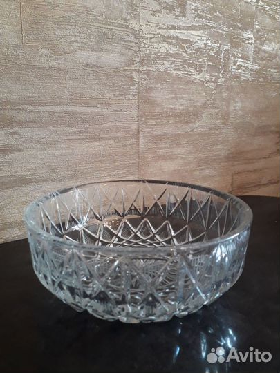 Салатник хрустальный