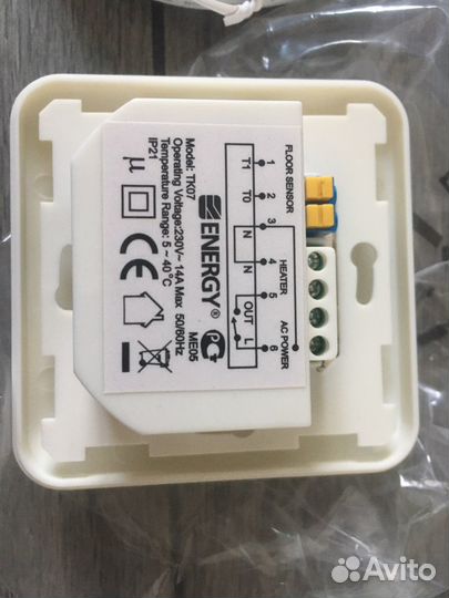 Терморегулятор energy tk 08, tk 07