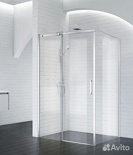 Душ. уголок BelBagno 100cm Хром acqua-ah-1-150/10