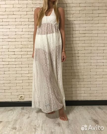 Кимоно пляжное, пляжное платье, туника, парео