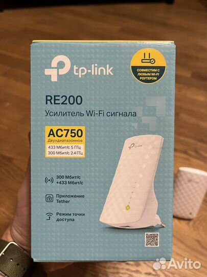 Усилитель Wi-Fi сигнала TP-Link RE-200 2.4/5Ghz