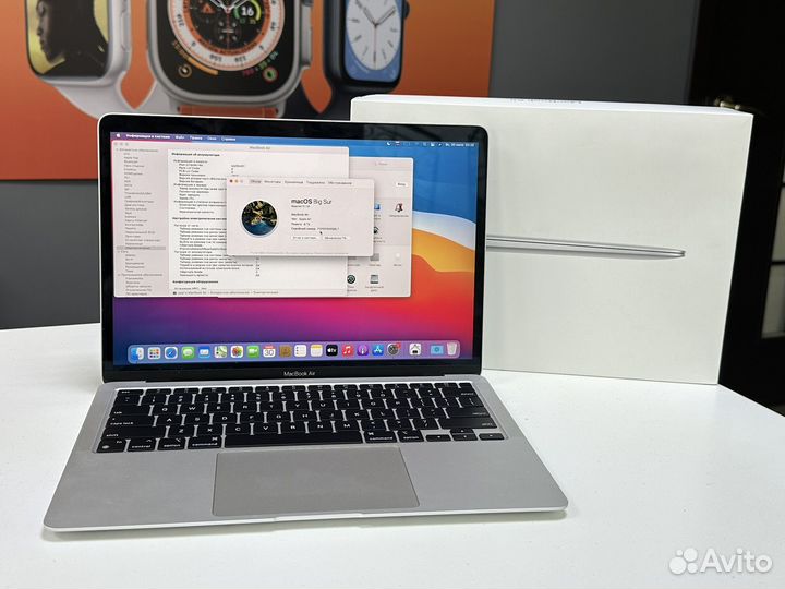 MacBook Air 2020 / M1 / Идеал. 36 циклов