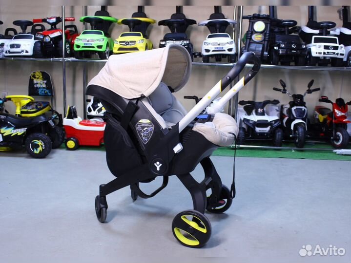 Автолюлька с колесами Foo 4 в 1 полный комплект