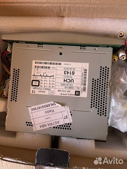 Магнитола opel astra h