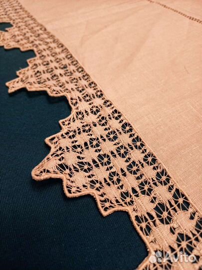 Скатерть винтаж вышивка СССР хлопок