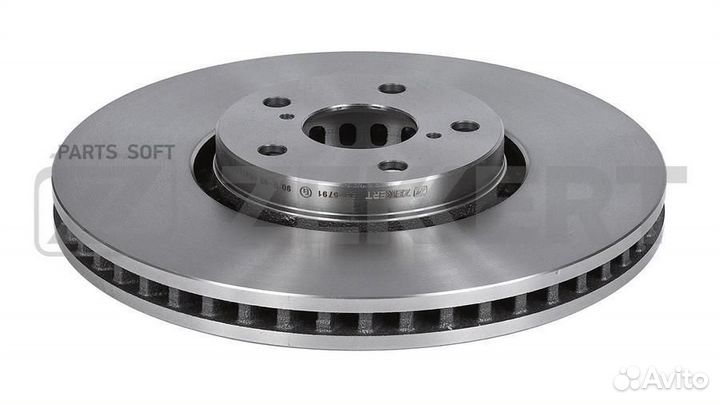 Диск торм. перед. прав. Lexus GS III IV 05- zekkert BS5791