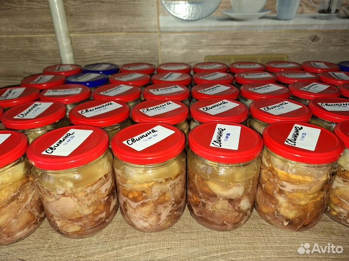 Тушенка свинина домашняя