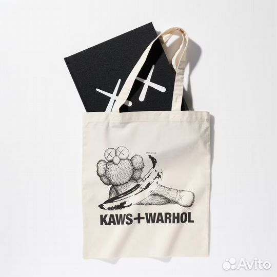 Kaws and Andy Warhol art book