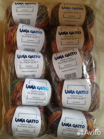 Пряжа для вязания Lana Gatto super soft Италия