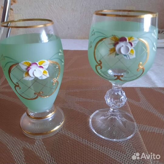 Наборы из Богемского стекла