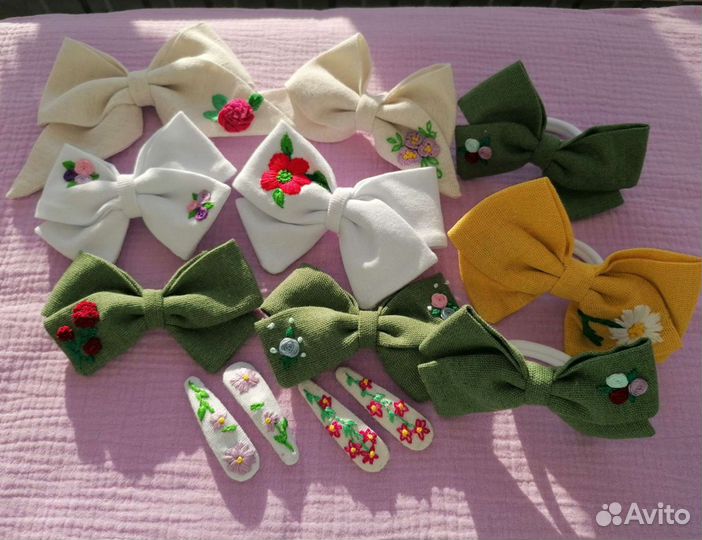 Бантики для волос