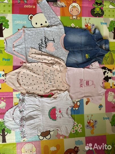 Пакет вещей на девочку 92