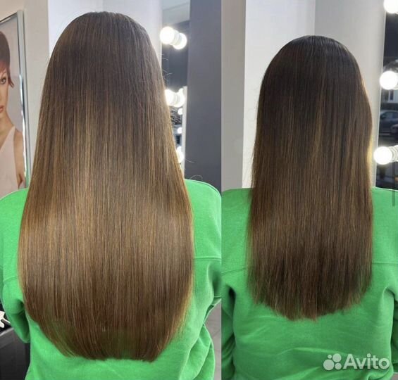 Безопасное афронаращивание загущение волос снятие