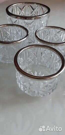 Хрусталь СССР винтаж вазочки графин стаканы