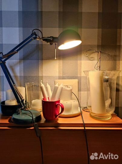 Лампа настольная икеа б/у