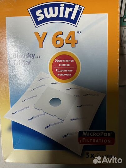 Swirl Y64, Y101 Мешки для пылесоса