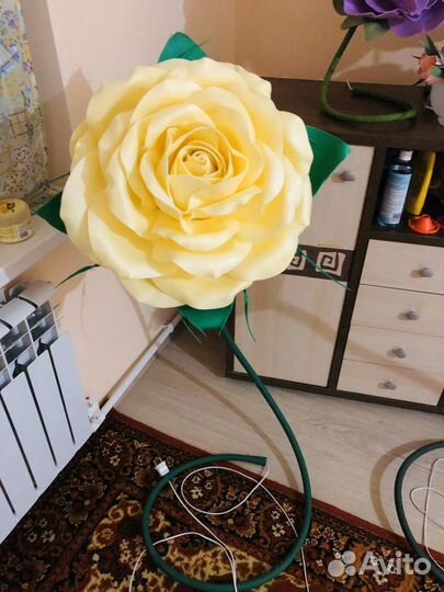 Ростовая Роза торшер ручная работа