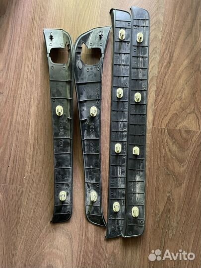 Накладки на пороги Subaru Outbek bp