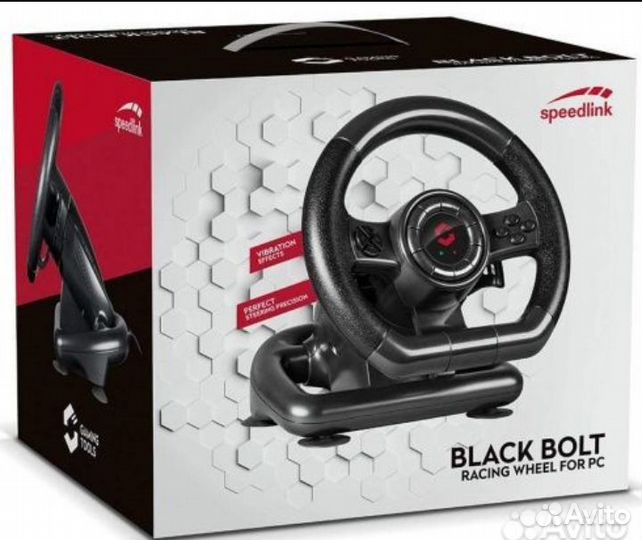 Игровой руль с педалями