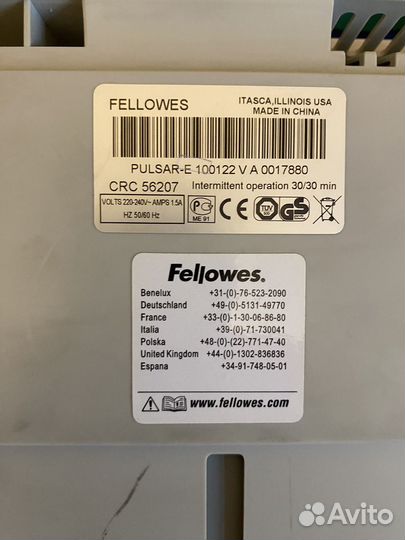 Электрический брошюратор Fellowes Pulsar E 300