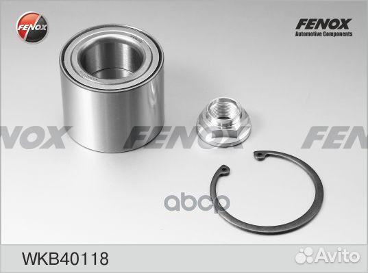 WKB40118 р-кт подшипника ступицы задн. Peugeot